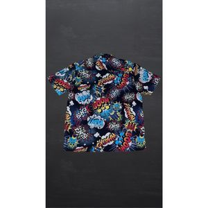 Oh Snap button up vintage boom bang